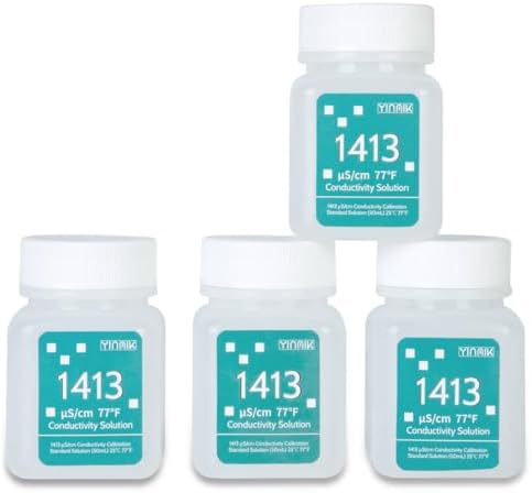 1413 μS/cm Calibration Solution Conductivity Salt Standard Buffer Solution by YINMIKWaterTester