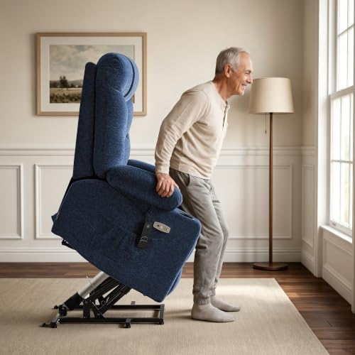 MCombo Power Lift Recliner for Elderly, Fabric 7283 - Image 2