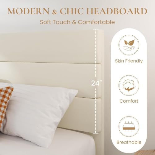 SHA CERLIN Cal King Platform Bed Frame - Image 4