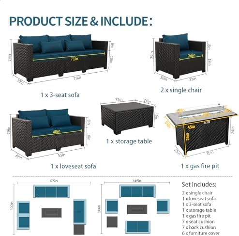 Rattaner Patio Furniture Set - Image 6