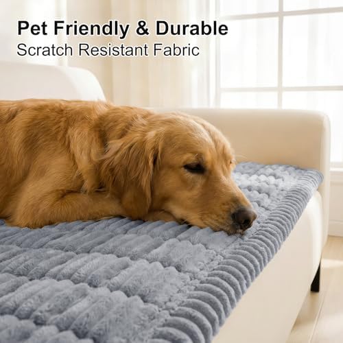 Smiry Couch Cover for Dogs, Non Slip Washable Sofa Protector for Pets - Image 3