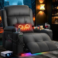 Home Theater Seating, Power Recliner Sofa Single Chair by TiooiiReclinerSofa