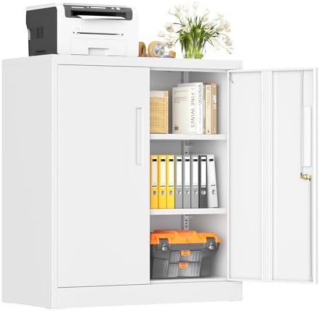 SUNCROWN 36” Metal Storage Cabinets by HOME