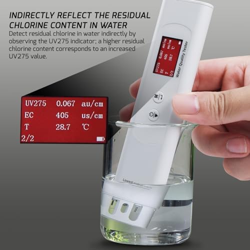 Water Quality Meter 6 in 1 Parameters COD, and Temperature Color Screen Display - Image 4
