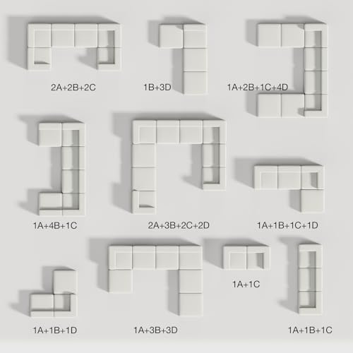 Novilla Modular Sectional Sofa, Modern Cloud Sectional Couch - Image 5