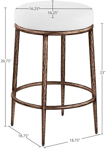 Meridian Furniture 88065White-C Ferro Collection Modern | Contemporary Counter - Image 2