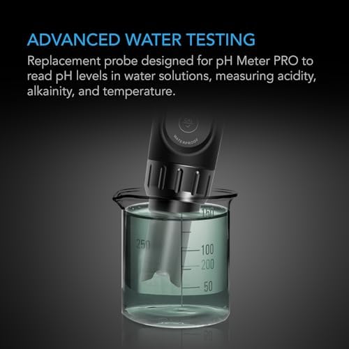 AC Infinity pH Meter PRO Replacement Probe, ±0.01 pH & Temperature Sensor - Image 2