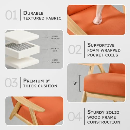 Lexicon Mid Century Modern Accent Chair - Image 3