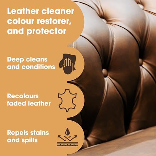 Furniture Clinic Leather Complete Restoration Kit, Medium Brown, 5 Piece - Image 2