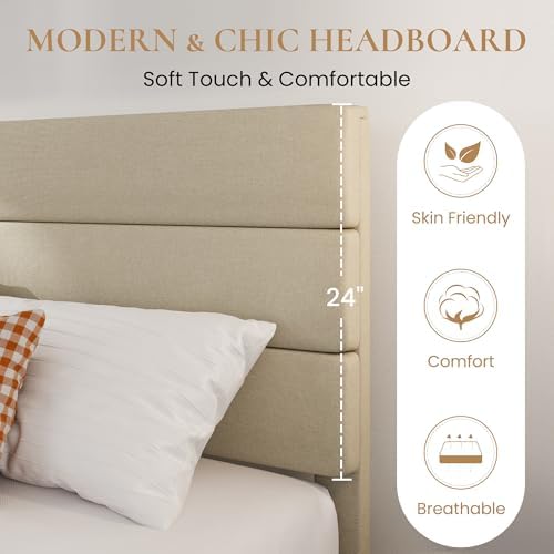 SHA CERLIN Twin Platform Bed Frame - Image 4