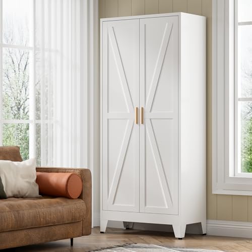 COFaR 5 Tier Metal Farmhouse Storage cabinets - Image 3