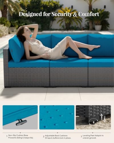 WWR Patio Furniture Set 7 Piece - Image 3
