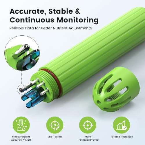 4-in-1 Smart Hydroponic Monitor, Digital pH Meter - Image 5