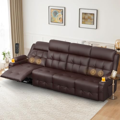 Reclining Loveseat Sofa, RV Loveseats Recliner Sofas Wall Hugger, Double - Image 6