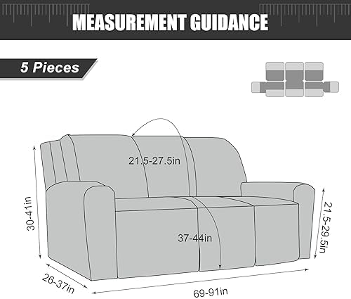 Recliner Sofa Covers Sectional Couch Cover - Image 5