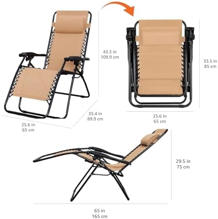 Amazon Basics Zero Gravity Lounge Chair - Image 2