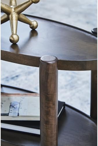 Signature Design by Ashley 2-Tier Narrow Oval End Table - Image 5