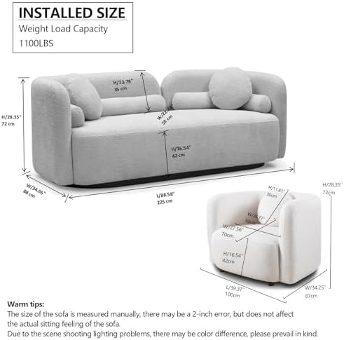 3-Piece Curved Sofa Set - Image 2