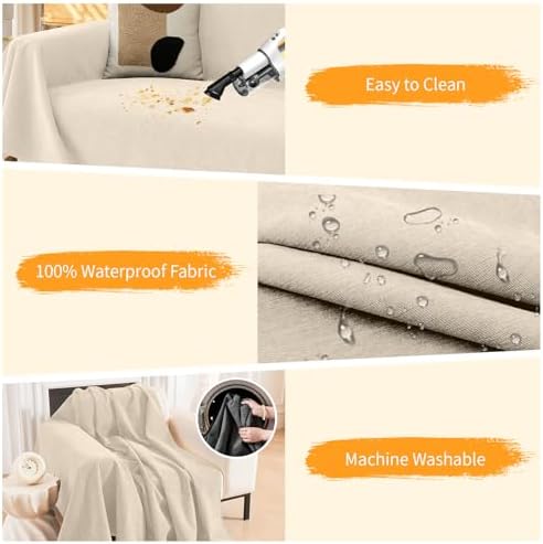 Deep Dream Cat-Scratch Resistant Armchair Couch Cover, Waterproof Sofa Cover - Image 4