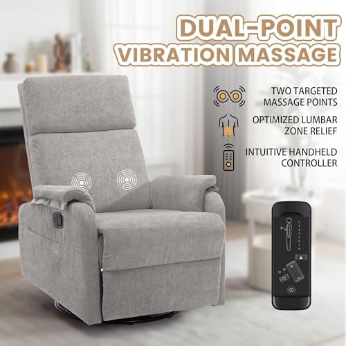 Korser Swivel Rocking Recliner - Image 3