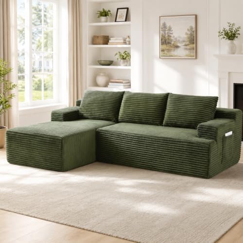 96" Boneless Sectional Cloud Couches by EAFURN