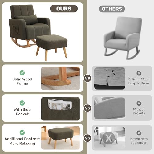 HCHAIRH Rocking Nursing Chair - Image 5