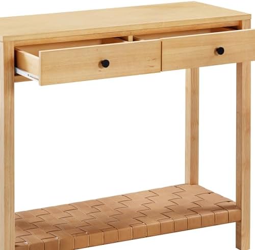 Nathan James Evelyn Modern Farmhouse Wood Console Table, Entryway Table - Image 5