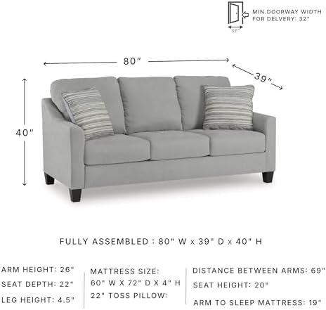 Signature Design by Ashley Adlai Modern Sofa Sleeper - Image 3