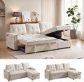 71" L Shaped Queen Pull Out Sofa Bed by Outdoorchairs