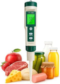 Digital pH Meter for Food, pH Tester for Sourdough Bread Dough Cosmetics by LYCEBELL