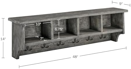 Pomona Solid Wood Entryway Coat Rack - Image 3