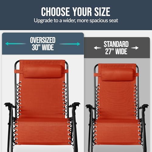 Best Choice Products Set of 2 Extra Wide Zero Gravity Chair Recliner - Image 4