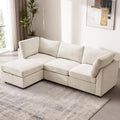 EDILLY 94 inches Oversized Modular Sectional Fabric Cloud Sofa Set, Extra Large by EDILLY