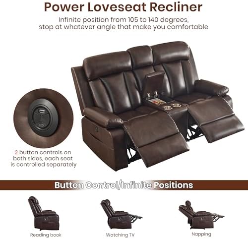 GUEAPY Power Reclining Loveseat - Image 4