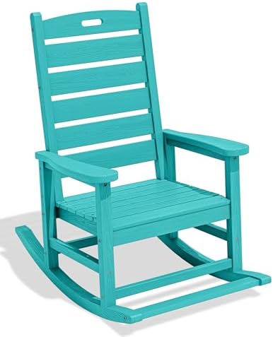 SERWALL Outdoor Rocking Chair, Oversized Rocking Chair by SERWALL