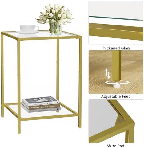 HOMSHO Side Tables Set of 2 - Image 5