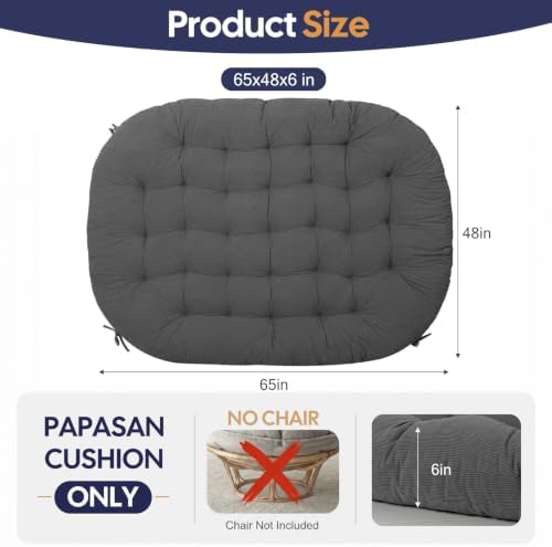 idee-home Double Papasan Chair Cushion - Image 2