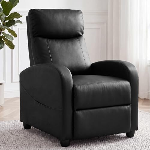 Recliner Chair, Recliner Sofa PU Leather by HAPPYMONTLLC