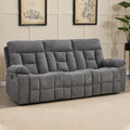 CANMOV 3 Seat Manual Recliner Sofa, Modern Reclining Sofa by CANMOV