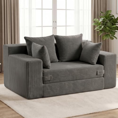 cidludto Boneless Loveseat Sleeper Sofa Bed, Convertible Folding Couch Bed by Cidludto