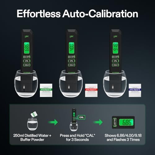 VIVOSUN Digital pH Meter 0.01 Accuracy Pen Tester - Image 5