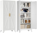 Washsemba 71'' Farmhouse Metal Storage Cabinet by Washsemba