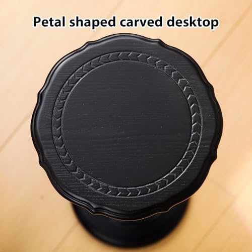 Drink Table, Small Side Table for Small Spaces, Round Solid Wood Modern Accent - Image 4