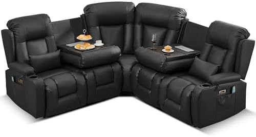 TUNYI Power Loveseat Recliner Sofa - Image 7