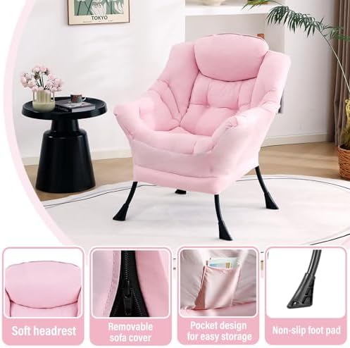 Lazy Chair, Comfy Reading Accent Chair - Image 6