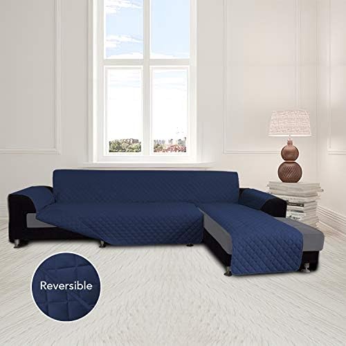 Easy-Going Reversible L-Shape Sectional Couch Cover - Image 2