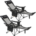 Overmont 2 Pack Reclining Camping Chair Lightweight by Overmont