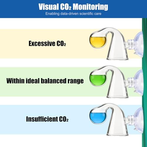 CO2 Glass Drop Checker Aquatic CO2 Test Monitor Kit - Image 3