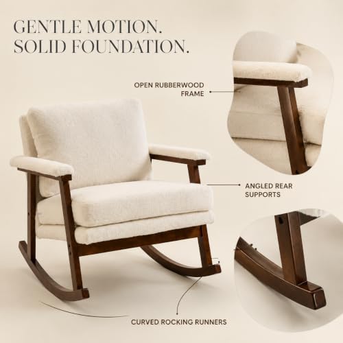 Nursery Rocking Chair for Adults and Small Spaces - Image 5