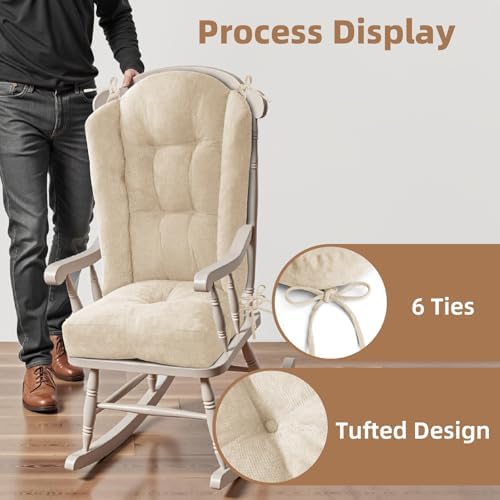 Wingback Rocking Chair Cushion - Image 3